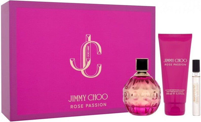 Jimmy Choo Rose Passion 3-Piece Set 3.3oz Women EDP Spray