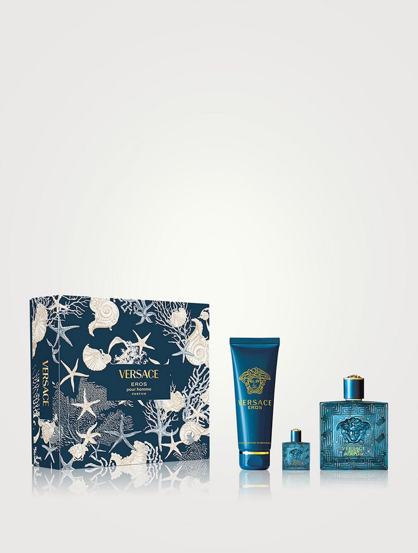 Versace Eros Parfum 3-Piece Set 3.4oz Men EDP Spray